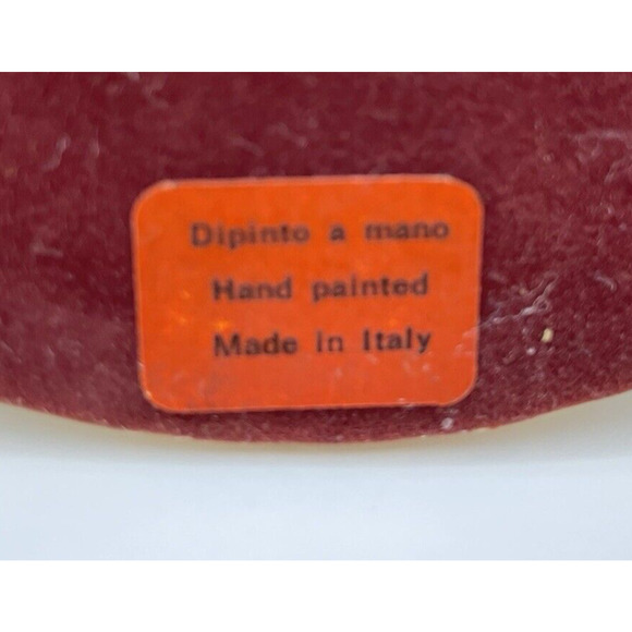 Made in Italy Hand Painted Oval Framed Art. - Picture 8 of 8